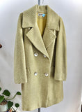 1960s Stripe wool winter coat - Extra Large