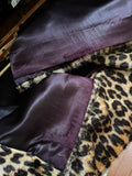 1960s Leopard print trapeze coat - Medium