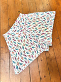 1940s Cotton floral shorts - Small