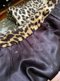 1960s Leopard print trapeze coat - Medium