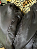 1960s Leopard print trapeze coat - Medium