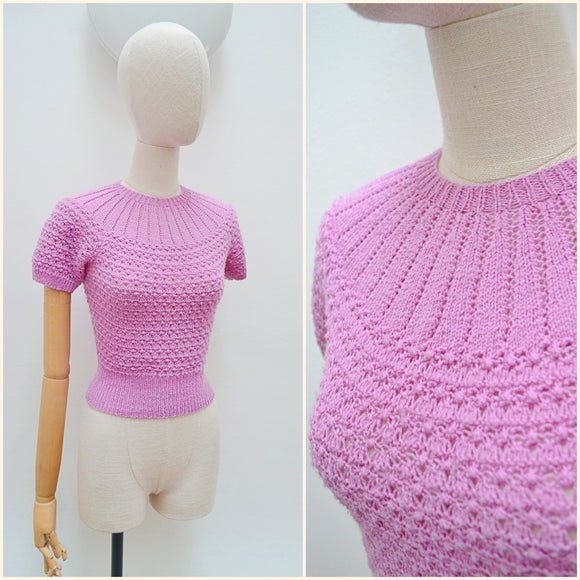 1940s style 60s knit - Extra small
