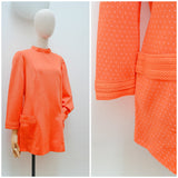 1960s Wool mix shift mini - Large