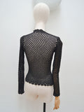 1930s Crocheted cardigan - Extra x Small