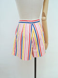 1960s Striped cotton shorts - Medium