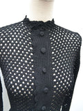 1930s Crocheted cardigan - Extra x Small