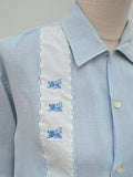 1950s Embroidered 'Shirt Jac' - Mens X small