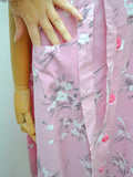 1950s Floral cotton day dress - Large