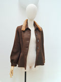 1930s Sheepskin collar jacket - Medium
