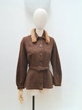 1930s Sheepskin collar jacket - Medium