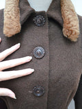 1930s Sheepskin collar jacket - Medium