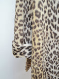 1950s Leopard print Lister coat - Medium
