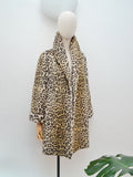 1950s Leopard print Lister coat - Medium
