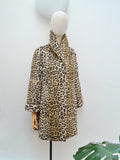1950s Leopard print Lister coat - Medium