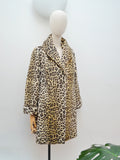 1950s Leopard print Lister coat - Medium
