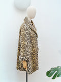 1950s Leopard print Lister coat - Medium