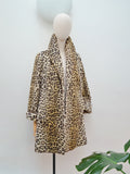 1950s Leopard print Lister coat - Medium