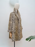 1950s Leopard print Lister coat - Medium
