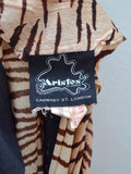 1970s Aristos animal print dress - Extra small
