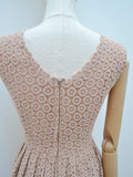 1960s Berkertex Continentals lace dress - XS