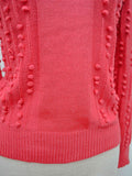 1970s Bobble knit sweater top - Extra small Small