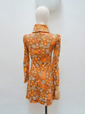 1970s Funnel neck jersey mini - Extra small