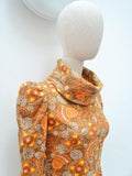 1970s Funnel neck jersey mini - Extra small