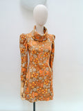 1970s Funnel neck jersey mini - Extra small