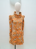 1970s Funnel neck jersey mini - Extra small