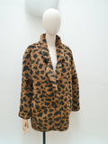 1980s Animal print jacket - Small Medium