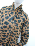 1980s Animal print jacket - Small Medium