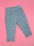 1950s 60s Printed pedal pushers - Extra small