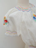 1930s 40s Hungarian blouse - Extra small