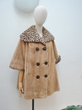 1950s Lord & Taylor trapeze coat - Small