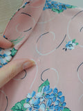 1940s Floral rayon day dress - Extra Large