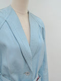 1970s Pastel leather jacket - Small