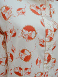 1970s Sailor print blouse - Small Medium