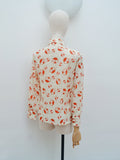 1970s Sailor print blouse - Small Medium