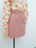 1970s Pocket detail wool mix mini - Extra X small