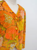 1970s Mister Robert velvet jacket - Medium Large