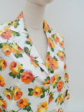 Early 1960s Laddies rose print set - Extra small
