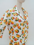 Early 1960s Laddies rose print set - Extra small