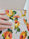 Early 1960s Laddies rose print set - Extra small