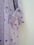 1950s Loose cotton coat - Medium Large