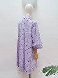 1950s Loose cotton coat - Medium Large