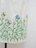 1960s Serbin appliqué shift dress - Extra small