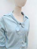 1960s Tie neck cardigan - Small