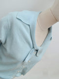 1960s Tie neck cardigan - Small