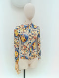 1970s Kandinsky print blouse - Extra small