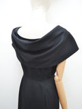 1950s Hardy Amies cowl back dress - Small